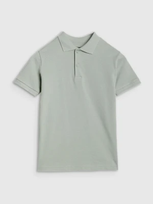 Chłopięca koszulka polo 4F 4FJWSS25TPTSM483 - turkusowa 4F JUNIOR