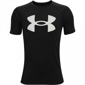 Chłopięca koszulka treningowa UNDER ARMOUR UA Tech Big Logo SS - czarna