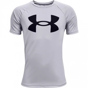 Chłopięca koszulka treningowa UNDER ARMOUR UA Tech Big Logo SS - szara