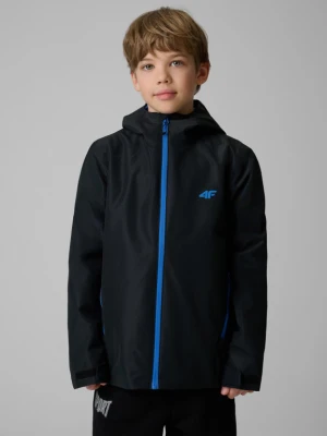 Chłopięca kurtka przejściowa 4F 4FJRSS26TTJAM1136 - czarna 4F JUNIOR