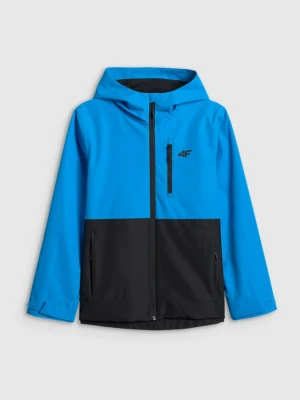 Chłopięca kurtka przejściowa 4F 4FJWSS26TTJAM0957 - niebieska 4F JUNIOR