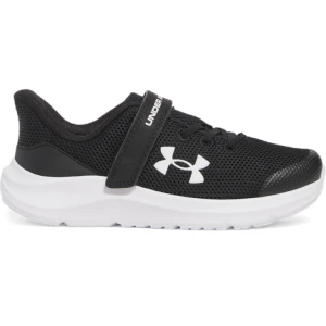 Chłopięce buty do biegania Under Armour UA BPS Pursuit 4 AC - czarne