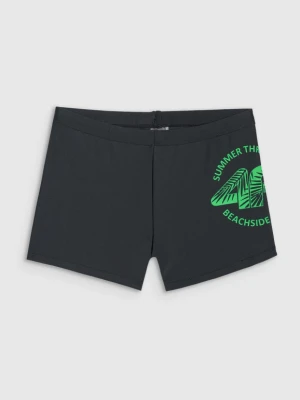 Chłopięce kąpielówki 4F 4FJWSS26USWTM071 - czarne 4F JUNIOR