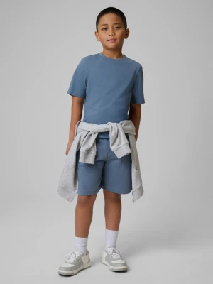 Chłopięce spodenki dresowe 4F 4FJRSS26TSHOM0866 - denim 4F JUNIOR