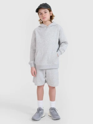 Chłopięce spodenki dresowe 4F 4FJWMM00TSHOM629 - szare 4F JUNIOR