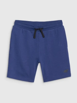 Chłopięce spodenki dresowe 4F 4FJWSS25TSHOM601 - niebieskie 4F JUNIOR