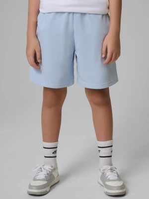 Chłopięce spodenki dresowe 4F 4FJWSS26TSHOM780 - niebieskie 4F JUNIOR