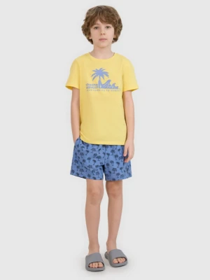 Chłopięce spodenki plażowe 4F 4FJRSS25UBDSM183 - granatowe 4F JUNIOR