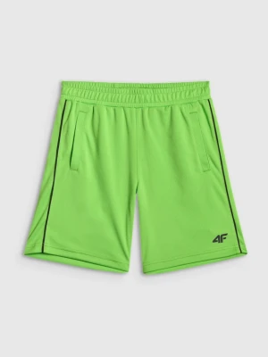 Chłopięce spodenki treningowe 4F 4FJRSS26TFSHM1693 - zielone 4F JUNIOR