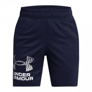 Chłopięce spodenki treningowe Under Armour UA Tech Logo Shorts - granatowe