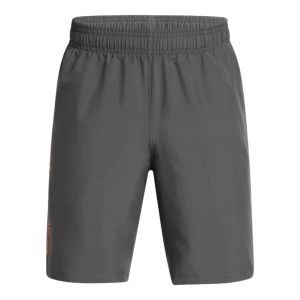 Chłopięce spodenki treningowe Under Armour UA Tech Woven Wordmark Short - szare