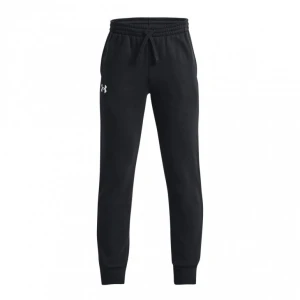Chłopięce spodnie dresowe Under Armour UA Rival Fleece Joggers - czarne