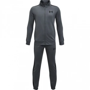 Chłopięcy dres komplet treningowy Under Armour UA Knit Track Suit - szary