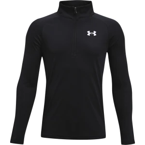 Chłopięcy longsleeve treningowy Under Armour UA Tech 2.0 1 / 2 Zip - czarny