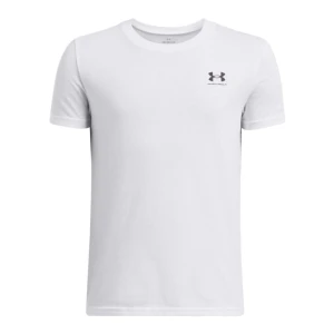 Chłopięcy t-shirt basic Under Armour UA B Sportstyle Lc SS - biały