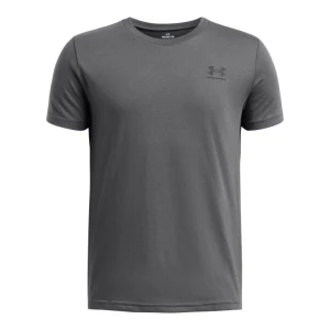 Chłopięcy t-shirt basic Under Armour UA B Sportstyle Lc SS - szary