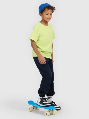 Chłopięcy t-shirt regular 4F 4FJWSS26TTSHM3006 - zielony 4F JUNIOR
