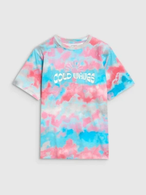 Chłopięcy t-shirt z nadrukiem 4F 4FJWSS25TTSHM1916 - multikolor 4F JUNIOR