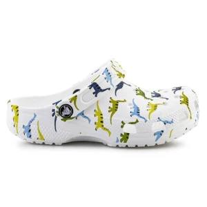 Chodaki Crocs Classic Character Print Clog 209695-9DH białe