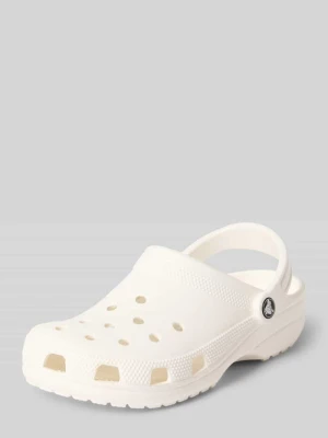 Chodaki z detal z logo Crocs Biały
