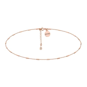 Choker łańcuszkowy z różowego złota SOTHO