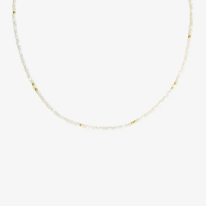 Choker z masą perłową; srebrny pozłacany Ania Kruk