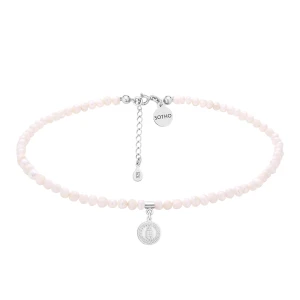 Choker z pereł naturalnych ze srebrnym medalionem SOTHO