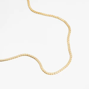Choker żmijka 2, 45 mm; serpentyna, srebrny pozłacany Ania Kruk