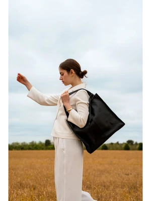 Christian Laurier Skórzana torebka "Agathe" w kolorze czarnym - 32,5 x 32 x 10 cm rozmiar: onesize