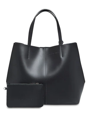 Christian Laurier Skórzana torebka "Amy" w kolorze czarnym - 47 x 29 x 15 cm rozmiar: onesize