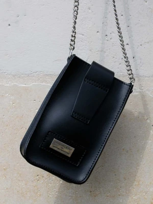 Christian Laurier Skórzana torebka "Taylor" w kolorze czarnym - 11,5 x 16 x 2,5 cm rozmiar: onesize