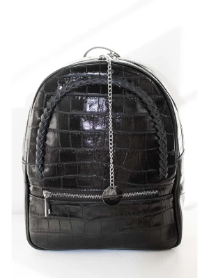 Christian Laurier Skórzany plecak "Alba" w kolorze czarnym - 25 x 29 x 10 cm rozmiar: onesize