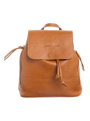 Christian Laurier Skórzany plecak "Roxy" w kolorze karmelowym - 30 x 32 x 10 cm rozmiar: onesize