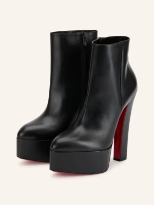 Christian Louboutin Botki Na Platformie Jenna Bootie 150 schwarz CZARNY