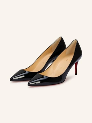 Christian Louboutin Czółenka Lakierowane Kate 70 schwarz