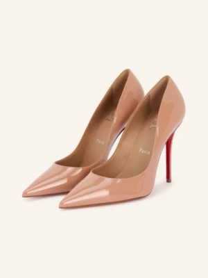 Christian Louboutin Czółenka Lakierowane Miss Z 100 beige