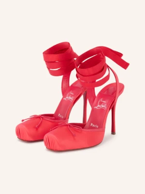 Christian Louboutin Czółenka Z Odkrytą Piętą Cassia Lace Up 100 rot