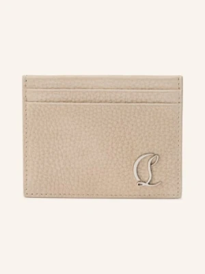Christian Louboutin Etui Na Karty Mooncrest beige