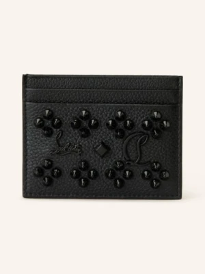 Christian Louboutin Etui Na Karty Z Nitami schwarz