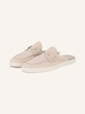 Christian Louboutin Klapki Chanme beige