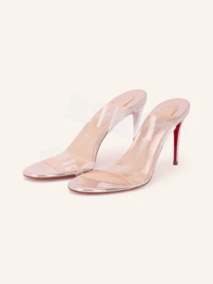 Christian Louboutin Klapki Just Nothing 85 weiss