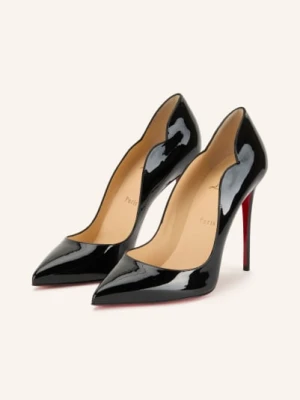 Christian Louboutin Lakierowane Czółenka Hot Chick schwarz