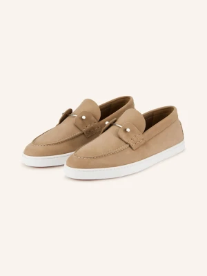Christian Louboutin Pantofle Chambeliboat beige JASNOBRĄZOWY