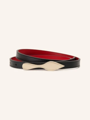 Christian Louboutin Pasek Skórzany Bettina, Dwustronny schwarz