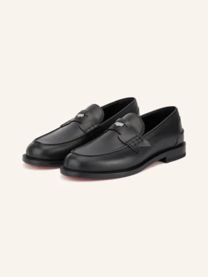 Christian Louboutin Penny Loafers The Plato schwarz CZARNY