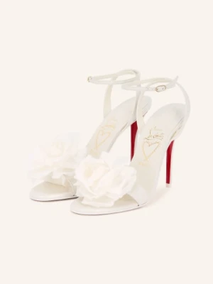 Christian Louboutin Sandały Miss Z Flora 100 weiss
