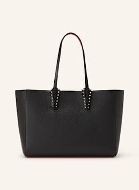 Christian Louboutin Torba Shopper Cabata Small Z Saszetką schwarz