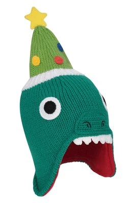 Christmas Trapper dziecięca pilotka z polarem - Green Mountain Warehouse