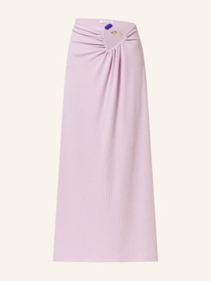 Christopher Esber Spódnica Tri Crystal Z Ozdobnymi Kamykami I Wycięciem rosa