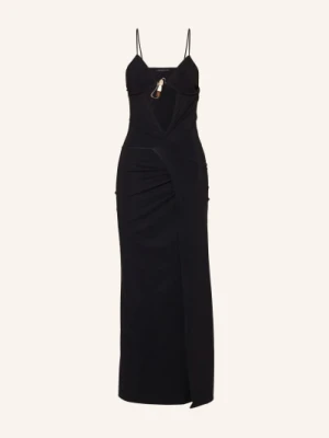 Christopher Esber Sukienka Nebular W Stylu Kopertowym schwarz